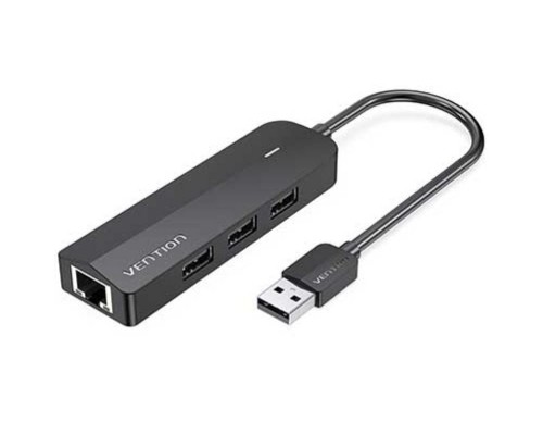 DOCKING STATION 5 PUERTOS USB-A 3xUSB 2.0/1xRJ45/MICRO-B NEGRO VENTION