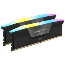 DDR5 32 GB(2X16KIT) 6000 VENGEANCE RGB BLACK CORSAIR-AA106 DDR5 32 GB(2X16KIT) 6000 VENGEANCE RGB BLACK CORSAIR