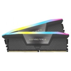 DDR5 64 GB(2X32KIT) 6000 VENGEANCE RGB BLACK CORSAIR-AA199 DDR5 64 GB(2X32KIT) 6000 VENGEANCE RGB BLACK CORSAIR