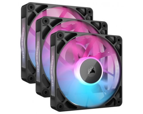VENTILADOR AUXILIAR RX120 ICUE LINK RGB 120MM BLACK TRIPLE PACK CORSAIR-AA23 VENTILADOR AUXILIAR RX120 ICUE LINK RGB 120MM BLACK TRIPLE PACK CORSAIR