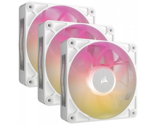 VENTILADOR AUXILIAR RX120 ICUE LINK MAX RGB 120MM WHITE TRIPLE PACK CORSAIR