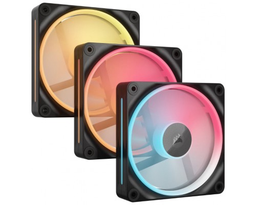 VENTILADOR AUXILIAR LX120-R ICUE LINK RGB 120MM BLACK TRIPLE PACK CORSAIR