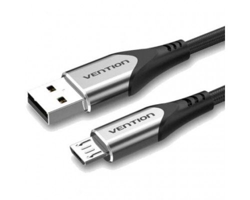 CABLE USB 2.0 A MICRO USB M-M 0.25 M GRIS VENTION