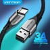 CABLE USB-A A USB-C M-M 0.25 M GRIS VENTION-AA0 CABLE USB-A A USB-C M-M 0.25 M GRIS VENTION