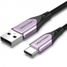 CABLE USB-A A USB-C M-M 1 M PURPURA VENTION