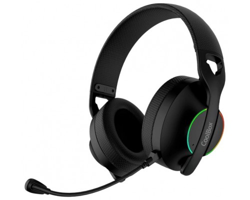 AURICULAR BLUETOOTH CON MICROFONO WB01 RGB NEGRO COOLBOX-AA6 AURICULAR BLUETOOTH CON MICROFONO WB01 RGB NEGRO COOLBOX