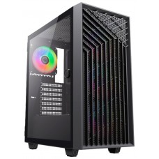 CAJA SEMITORRE ATX GA300 GRID LINE NEGRO COOLBOX-AA12 CAJA SEMITORRE ATX GA300 GRID LINE NEGRO COOLBOX
