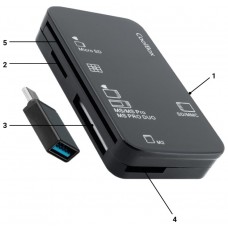 LECTOR TARJETAS EXTERNO + ADAPTADOR COOLBOX-AA2 LECTOR TARJETAS EXTERNO + ADAPTADOR COOLBOX