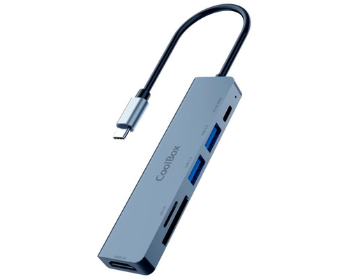 MINI DOCK C61 USB-C (2xUSB3.2/HDMI 4K/USB-C PD/1SD-MICROSD) COOLBOX-AA3 MINI DOCK C61 USB-C (2xUSB3.2/HDMI 4K/USB-C PD/1SD-MICROSD) COOLBOX