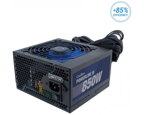 FUENTE ALIM. ATX 850W POWERLINE III COOLBOX-AA10 FUENTE ALIM. ATX 850W POWERLINE III COOLBOX