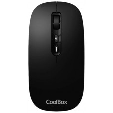 RATON OPTICO WIRELESS W02 IA NEGRO COOLBOX