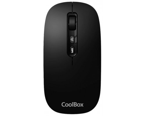 RATON OPTICO WIRELESS W02 IA NEGRO COOLBOX