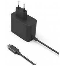 CARGADOR PARED/VIAJE 3.0 GaN USB-C/PD 65W NEGRO COOLBOX