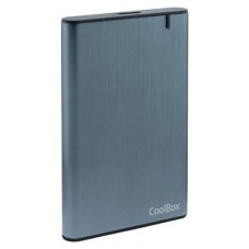 CAJA EXTERNA HDD/SSD 2.5"" SLIM USB3.0 GRIS COOLBOX