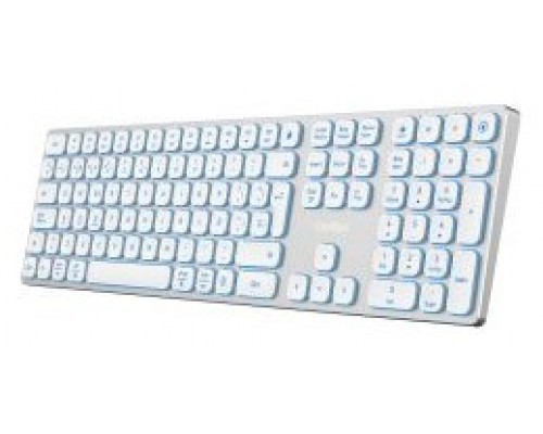 TECLADO WIRELESS MOONLIGHT B431 BLANCO COOLBOX