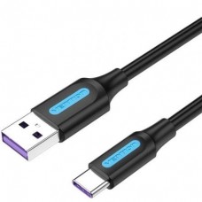 CABLE USB-A A USB-C M-M 3 M NEGRO VENTION-AA1 CABLE USB-A A USB-C M-M 3 M NEGRO VENTION
