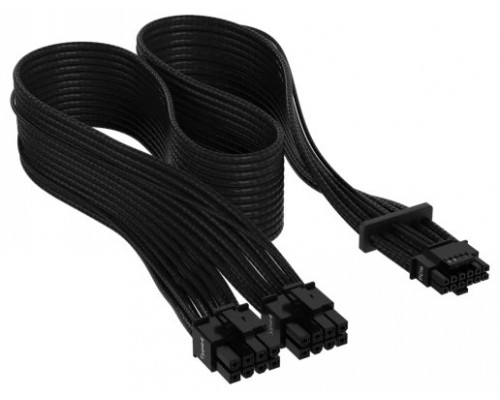CABLE FUENTE ALIMENTACION PCIe 5.0 600W 12+4 BLACK CORSAIR-AA7 CABLE FUENTE ALIMENTACION PCIe 5.0 600W 12+4 BLACK CORSAIR