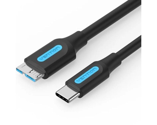 CABLE USB 3.0 MICROUSB/M USB-C/M 1 M NEGRO VENTION