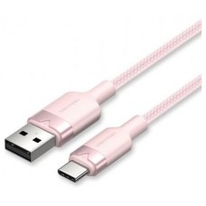 CABLE USB-C A USB-A TRENZADO 2 M ROSA VENTION-AA1 CABLE USB-C A USB-A TRENZADO 2 M ROSA VENTION