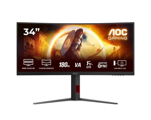 MONITOR GAMING AOC CURVO WQHD 180Hz CU34G4
