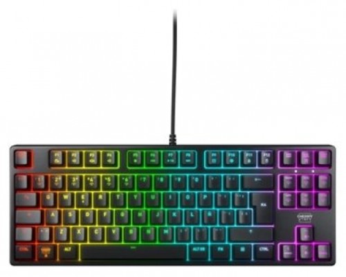 TECLADO MECANICO  XTRFY K4V2 RGB TKL NEGRO CHERRY