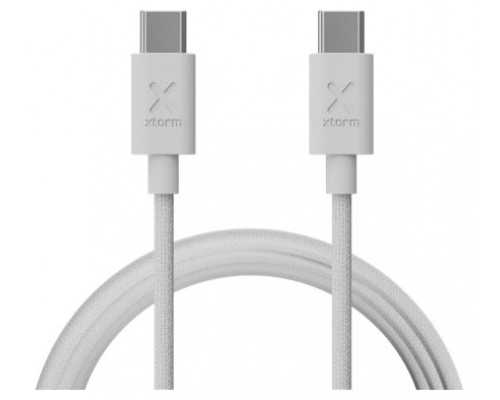CABLE GO2 USB-C A USB-C PD 100W 1M BLANCO XTORM