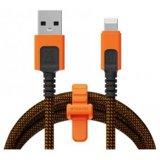 CABLE XTREME USB-A A LIGHTNING 1.5M NEGRO/NARANJA XTORM-AA6 CABLE XTREME USB-A A LIGHTNING 1.5M NEGRO/NARANJA XTORM