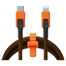 CABLE XTREME USB-C A LIGHTNING 1.5M NEGRO/NARANJA XTORM-AA6 CABLE XTREME USB-C A LIGHTNING 1.5M NEGRO/NARANJA XTORM