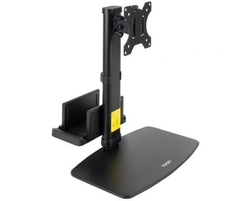 SOPORTE MESA GIRATORIO E INCLINABLE + MINI CPU 17""-27"" NEGRO TOOQ