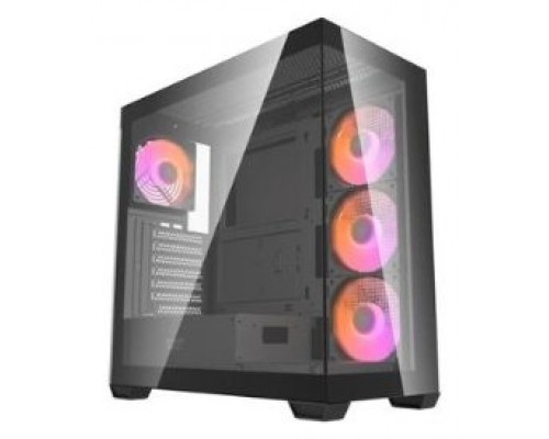 CAJA SEMITORRE ATX DS900 RGB NEGRO/MADERA DARKFLASH