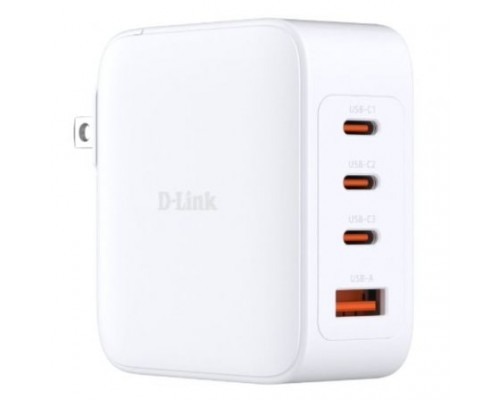 D-LINK CARGADOR PARED GaN 3xUSB-C + USB-A 100W