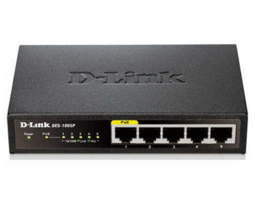 D-LINK SWITCH 5 PUERTOS 10/100 (1 PoE)