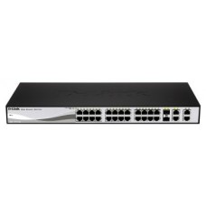 D-LINK SWITCH 24 PUERTOS 10/100 w/2 Combo 1000BaseT/SFP PoE