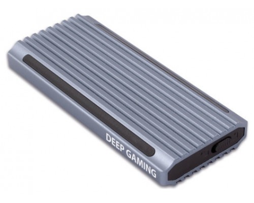 CAJA EXTERNA SSD M.2 NVMe RGB USB3.1 PLATA DEEPGAMING-AA5 CAJA EXTERNA SSD M.2 NVMe RGB USB3.1 PLATA DEEPGAMING