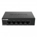 D-LINK SWITCH 5 PUERTOS 10/100/1Gbit METALICO