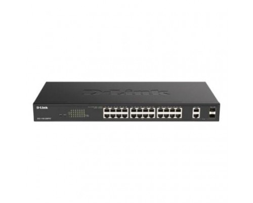 D-LINK SWITCH 26 PUERTOS 10/100/1Gbit PoE MAX POWER + 2 SFP