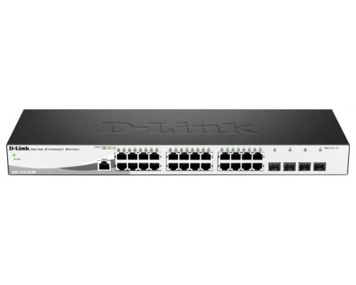 D-LINK SWITCH 28 PUERTOS 10/100/1Gbit METRO ETHERNET +4 Gbit. SFP