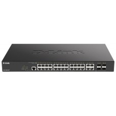 D-LINK SWITCH 24 PUERTOS 10/100/1Gbit w/4 Combo 1000BaseT/SFP PoE