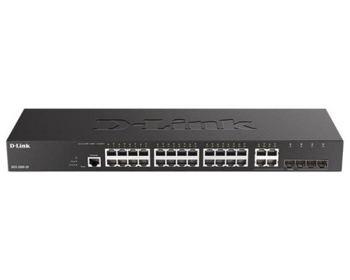 D-LINK SWITCH 24 PUERTOS 10/100/1Gbit w/4 Combo 1000BaseT/SFP