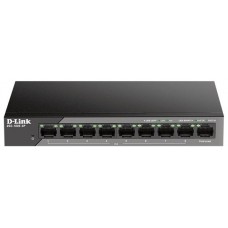 D-LINK SWITCH 8 PUERTOS 10/100 + 1000BaseT PoE LONG RANGE