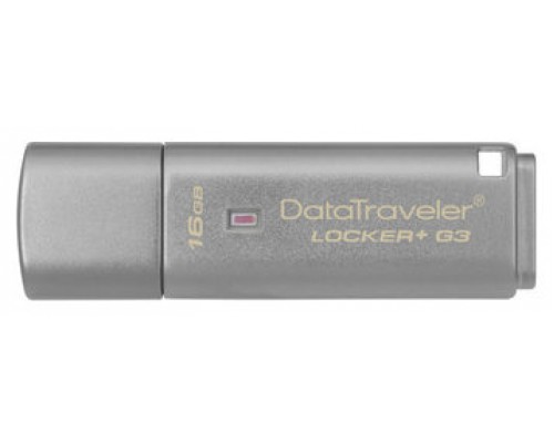 USB DISK 16 GB DATATRAVELER LOCKER+ G3 USB 3.0 KINGSTON