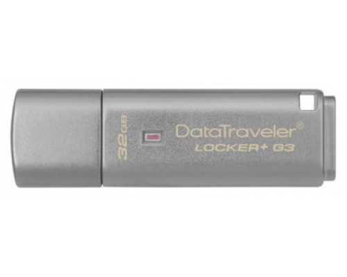 USB DISK 32 GB DATATRAVELER LOCKER+ G3 USB 3.0 KINGSTON