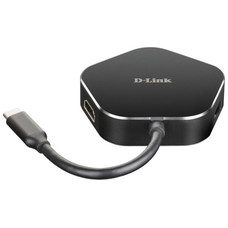 D-LINK DOCKING STATION USB-C 4 EN 1 CON HDMI/SUMINISTRO ELECTRICO