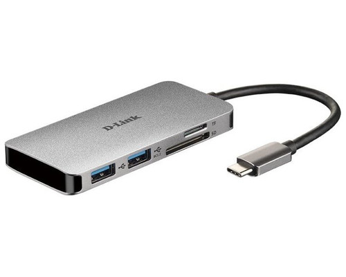D-LINK DOCKING STATION USB-C 6 EN 1 CON LECTOR TARJETAS/SUMINISTRO ELECTRICO-AA11 D-LINK DOCKING STATION USB-C 6 EN 1 CON LECTOR TARJETAS/SUMINISTRO ELECTRICO