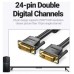 CONECTOR DVI-D/M A DVI-D/M 1 M NEGRO VENTION