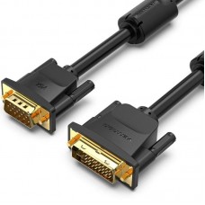 CONVERSOR DVI-I/M A VGA/M 3 M NEGRO VENTION