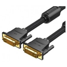 CONECTOR TRENZADO DVI-D/M A DVI-D/M 3 M NEGRO VENTION