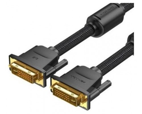 CONECTOR TRENZADO DVI-D/M A DVI-D/M 3 M NEGRO VENTION