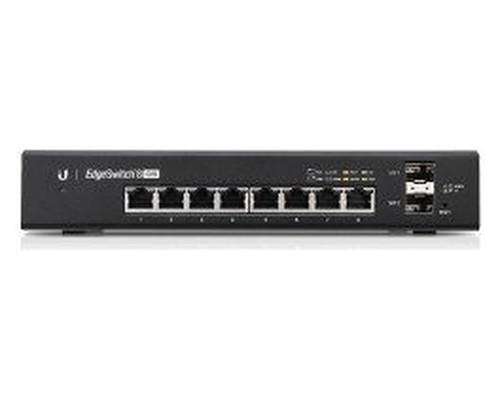 UBIQUITI EDGE SWITCH 8 PUERTOS ES8-250W RACK PoE+-AA57 UBIQUITI EDGE SWITCH 8 PUERTOS ES8-250W RACK PoE+