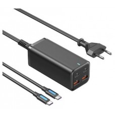 CARGADOR PARED 100W 2xUSB-C + CABLE USB-C/ 2xUSB-A NEGRO VENTION-AA13 CARGADOR PARED 100W 2xUSB-C + CABLE USB-C/ 2xUSB-A NEGRO VENTION
